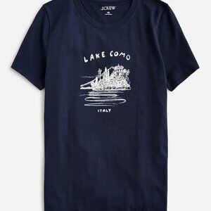 Classic-fit Lake Como graphic T-shirt, Size, XXS, NWT